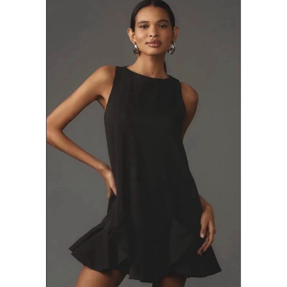 Mac Duggal Short Homecoming Ruffle Hem Cocktail Dress Size XS